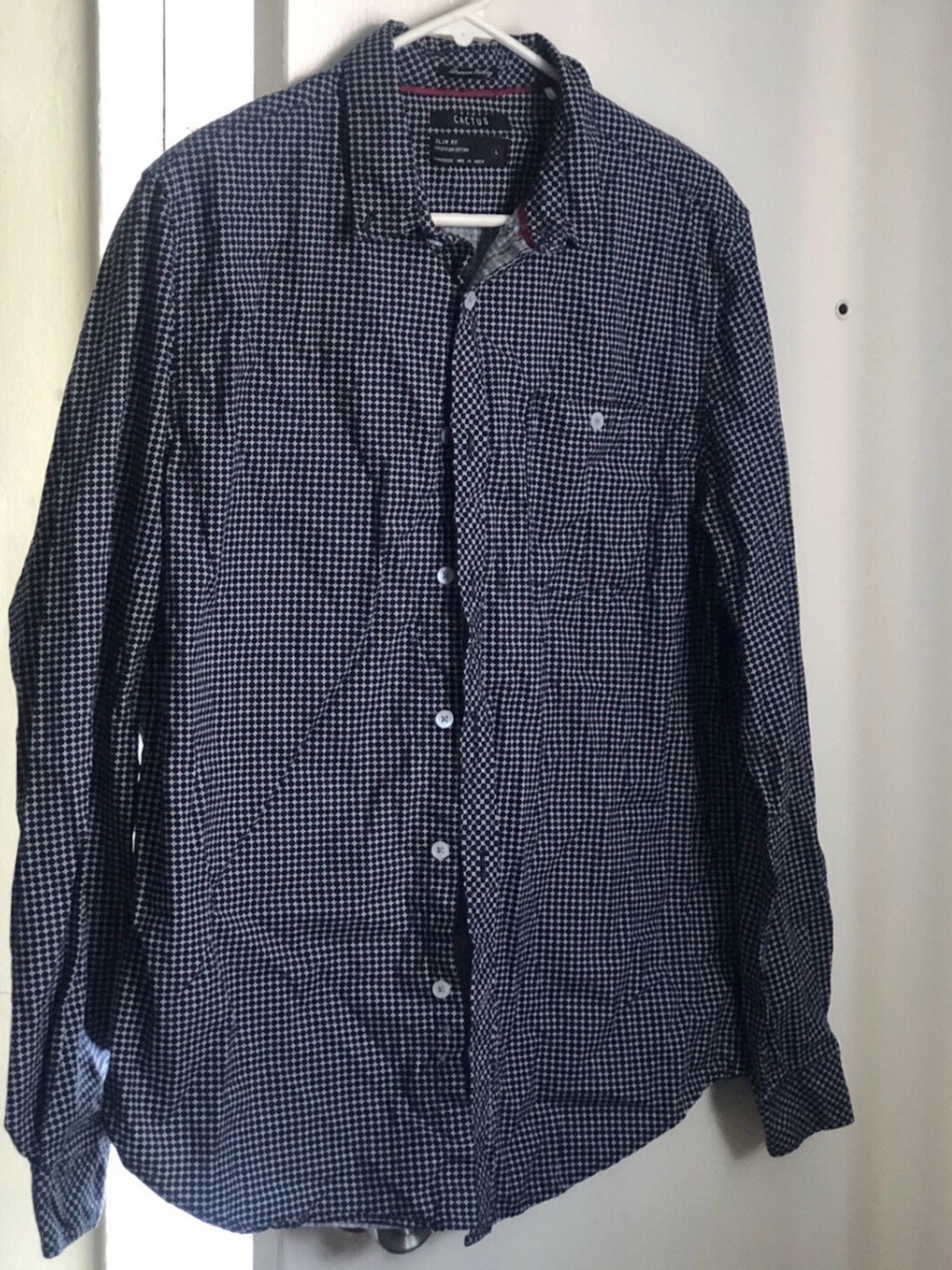 Cactus Man Men's Shirt Large 100% Cotton Long Sleeve Button-Up